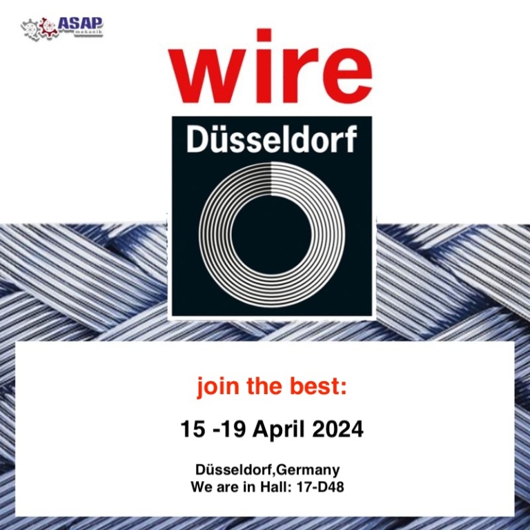 Dusseldorf Wire Fair Fuarındayız